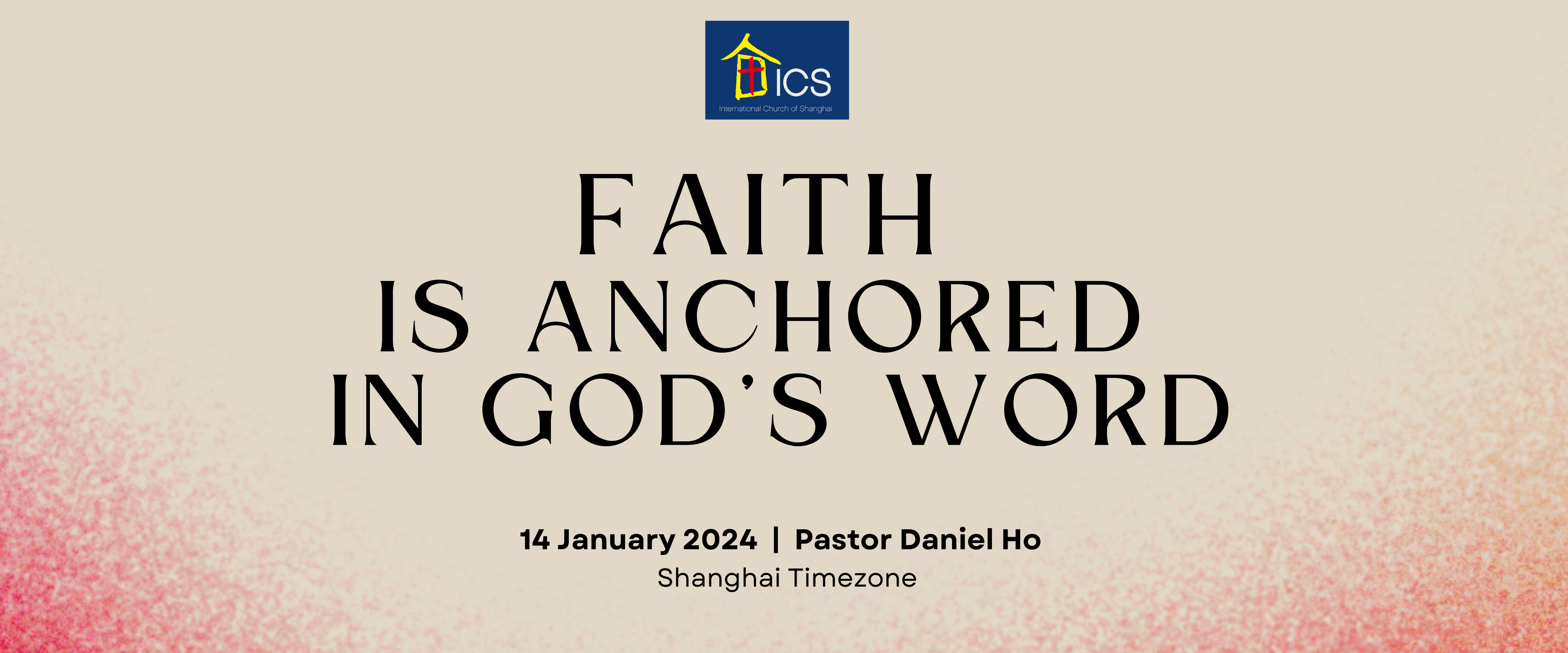 Faith is anchored in God’s word
