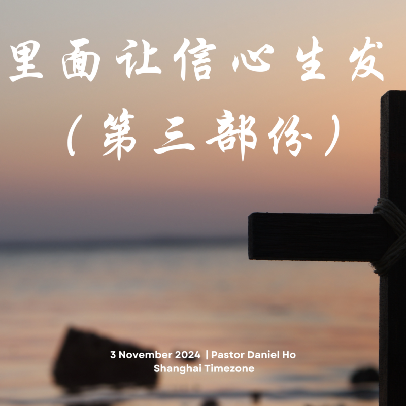 在神里面让信心生发成长 （第三部份）（Growing our faith in God (Part 3)）