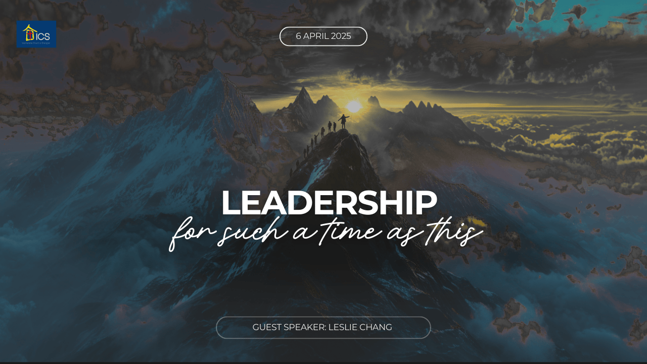 LEADERSHIP FOR SUCH A TIME AS THIS