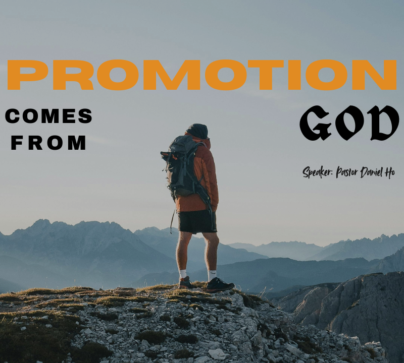 PROMOTION COMES FROM GOD