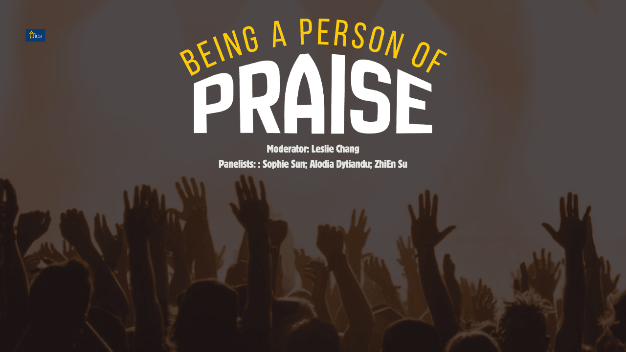 BEING A PERSON OF PRAISE