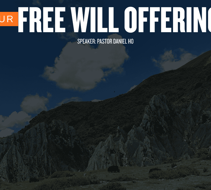 Our Free Will Offering