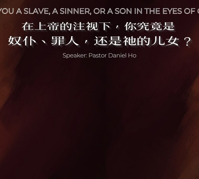 在上帝的注视下，你究竟是奴仆、罪人，还是祂的儿女？