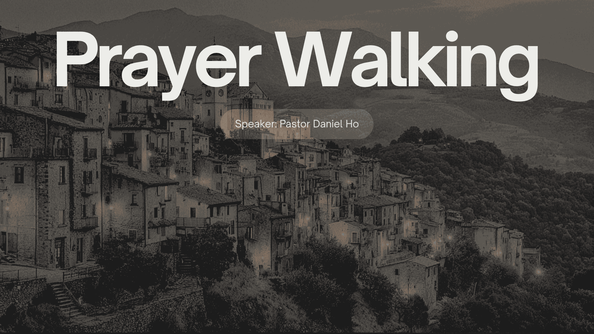 Prayer Walking